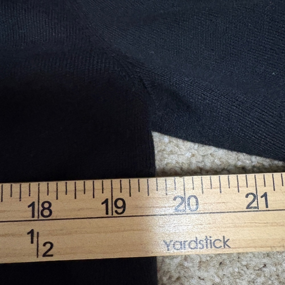 J.McLaughlin Womens Small Cardigan Black Open Front Cotton Modal Minimalist - Picture 4 of 7